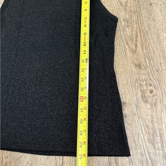 Joseph A. • Silk Metallic Sleeveless Turtleneck - Picture 3 of 11